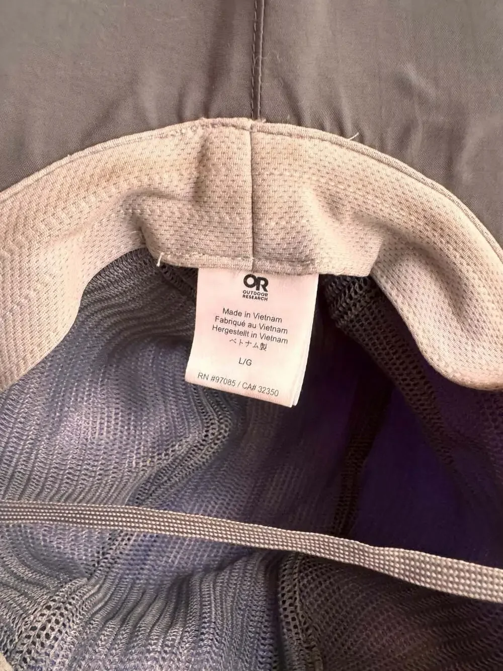 Outdoor Research Sombriolet Sun Hat Blue Size L/G